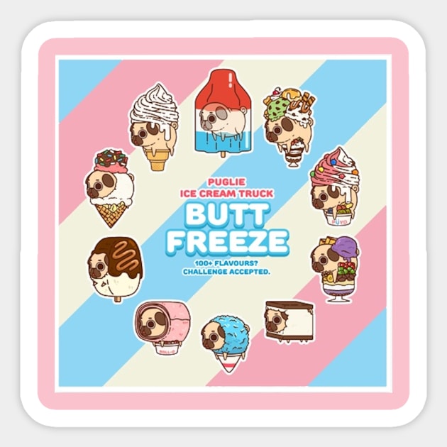100 flavors of ice-cream ? Sticker by HELLINISMOS